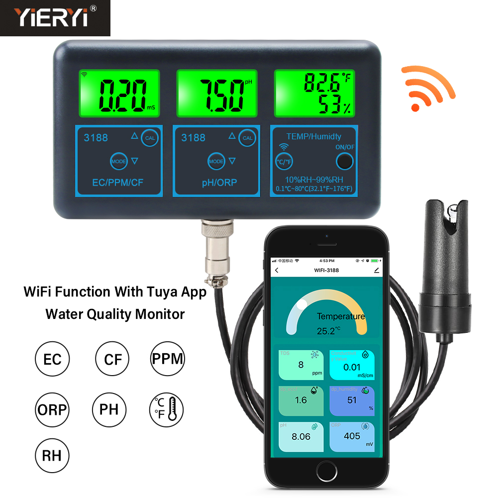 Ph Meter Digital Water Tester - Тестер воды TDS(ppm) EC ORP с