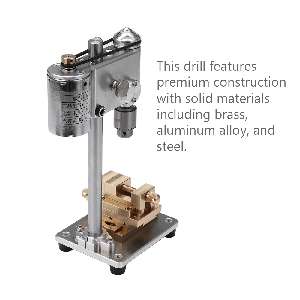 Industrial Tools - Мини-настольный сверлильный станок, микро-дрель 0.3-4 мм,