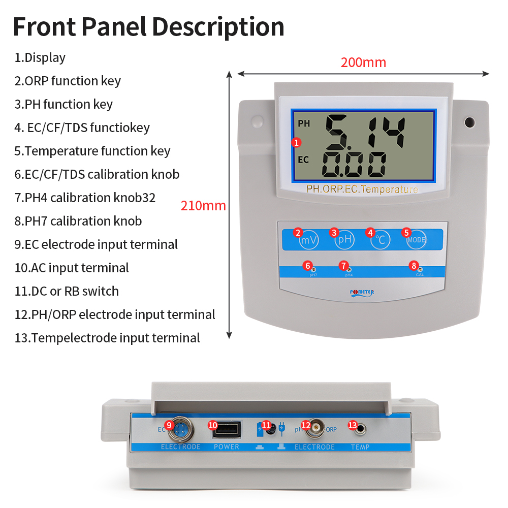 Тестер качества воды 6 в 1, ци – обзор и цена Ph Meter Digital Water Tester