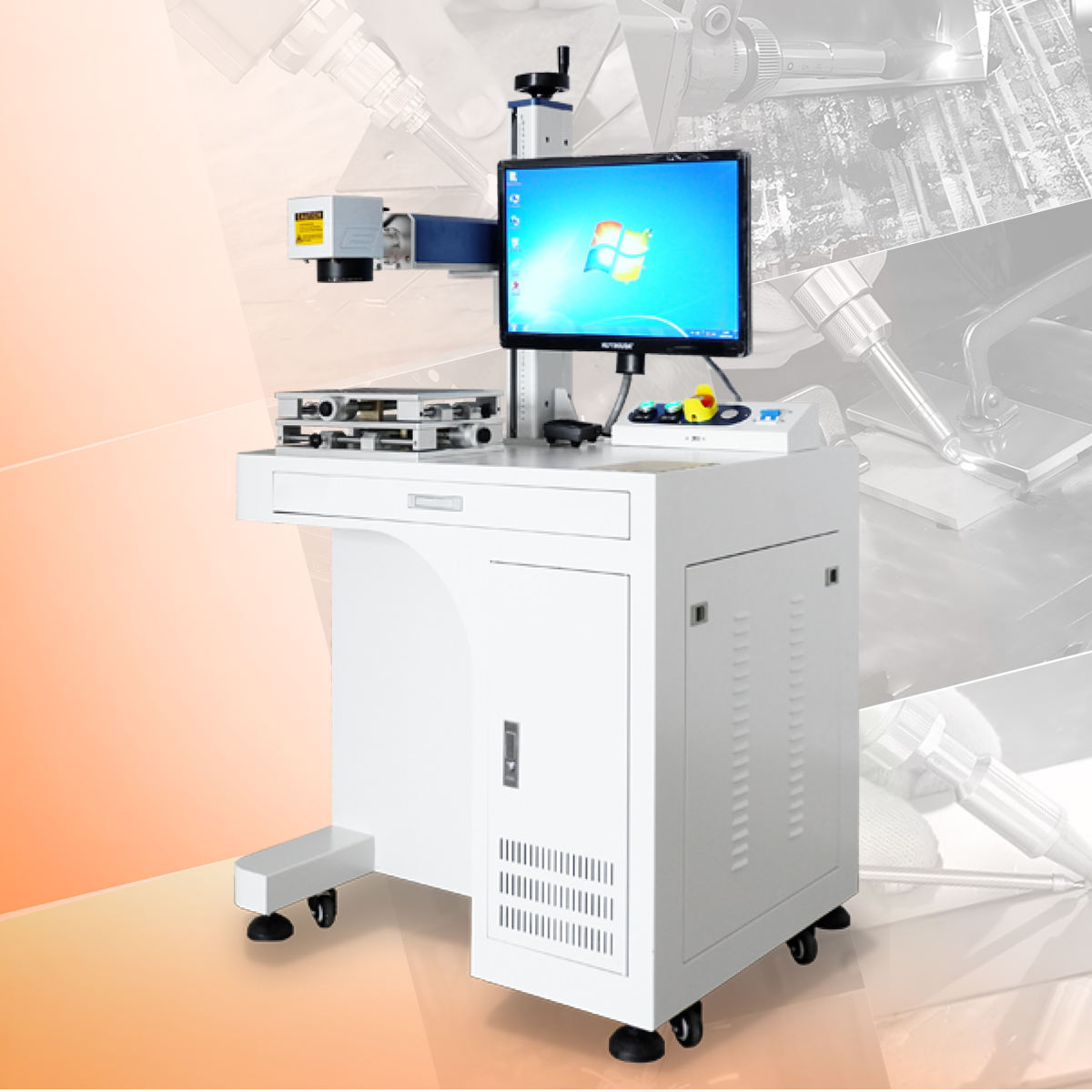 30 Вт 50 Вт 100 Вт 3D Raycus J – обзор и цена Fiber Laser Marking Machine 30W