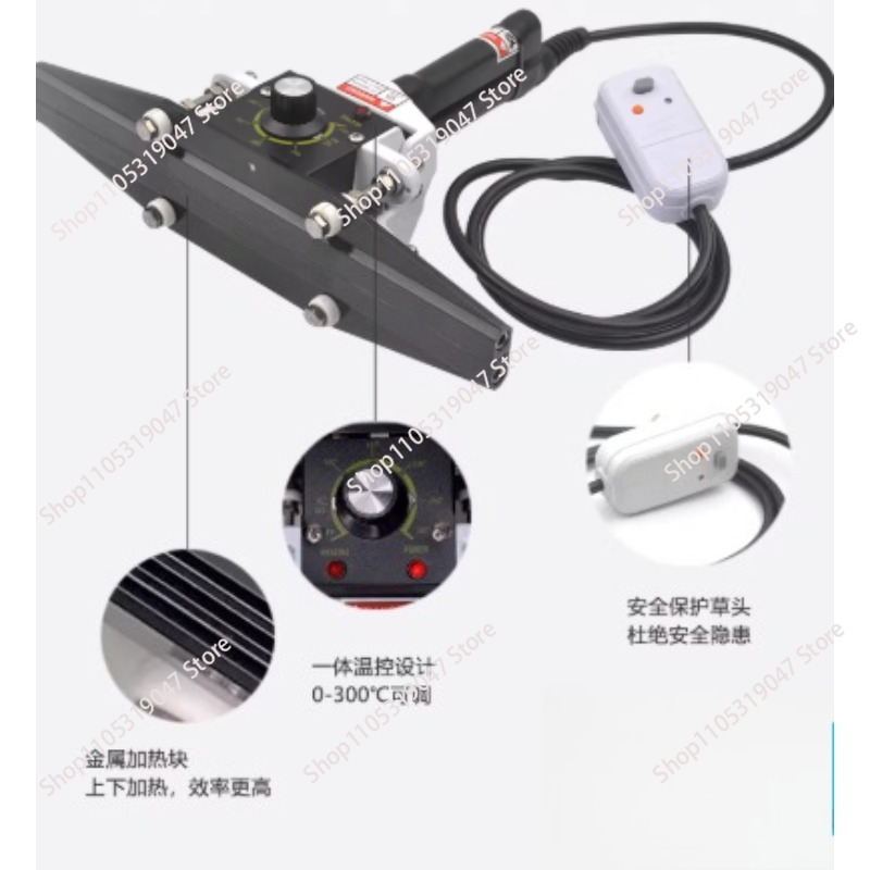 Ручной импульсный запайщик 220 – обзор и цена Plastic Bag Impulse Heat Sealer