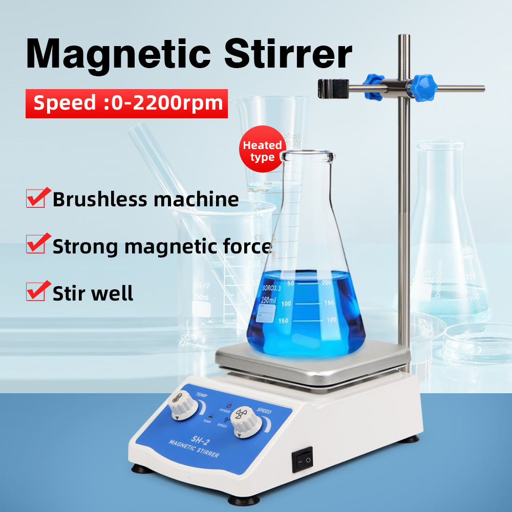 Магнитная мешалка с подогревом – обзор и цена Lab Magnetic Stirrer Hot Plate
