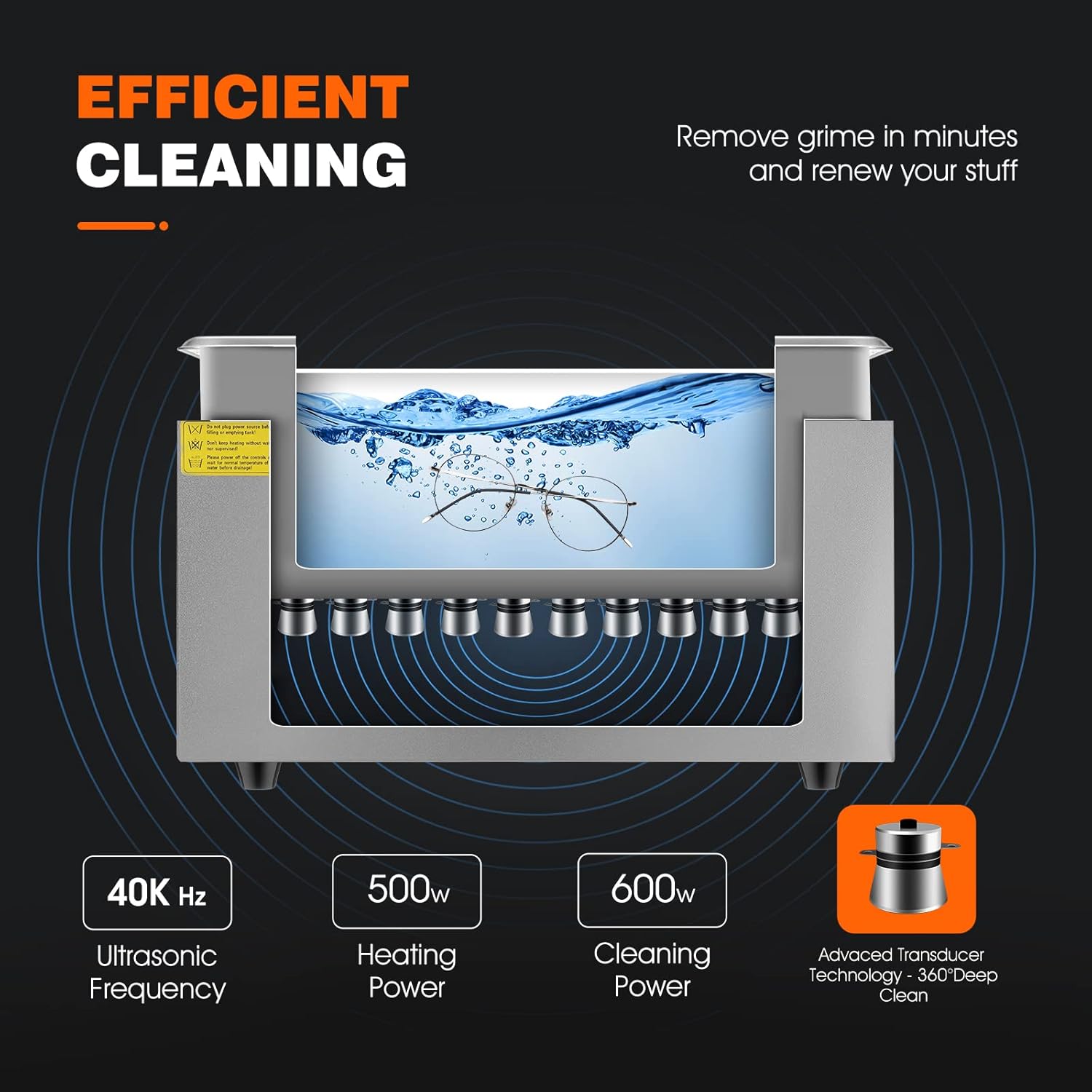 Ультразвуковой очиститель ACME – обзор и цена Ultrasonic Cleaner 30L Industrial