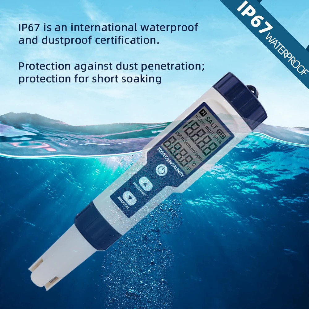 5 в 1, измеритель солености PH – обзор и цена Ph Meter Digital Water Tester