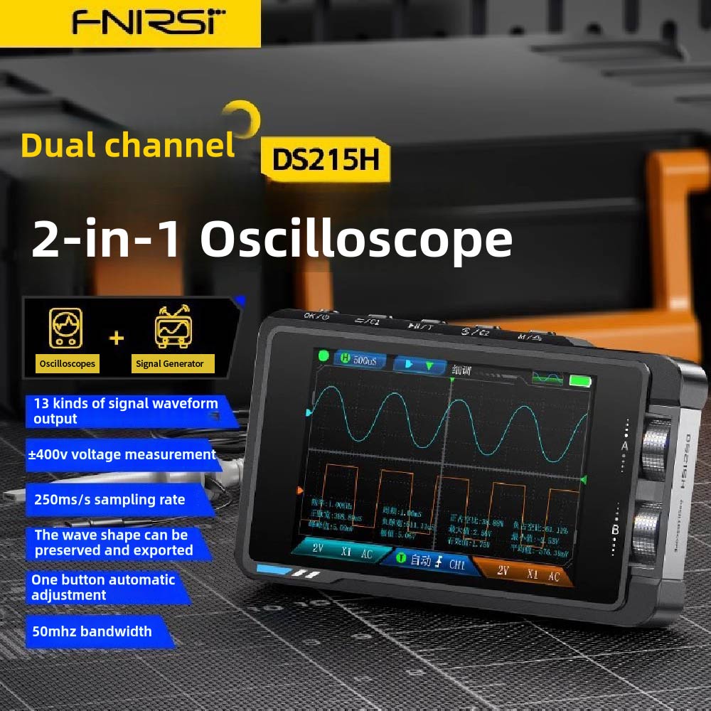 Портативный цифровой осциллогр – обзор и цена Fnirsi Digital Oscilloscope Handheld