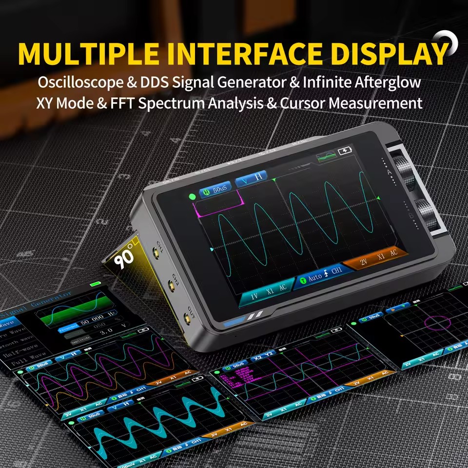 Портативный цифровой осциллогр – обзор и цена Fnirsi Digital Oscilloscope Handheld