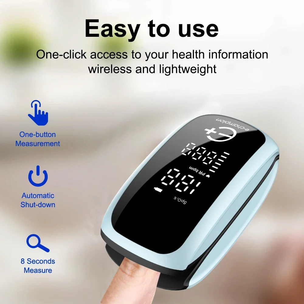 Монитор насыщения кислорода в  – обзор и цена Pulse Oximeter Fingertip Rechargeable