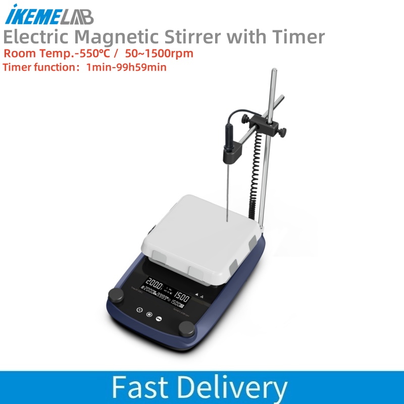 IKEME Магнитная мешалка с ЖК-д – обзор и цена Lab Magnetic Stirrer Hot Plate