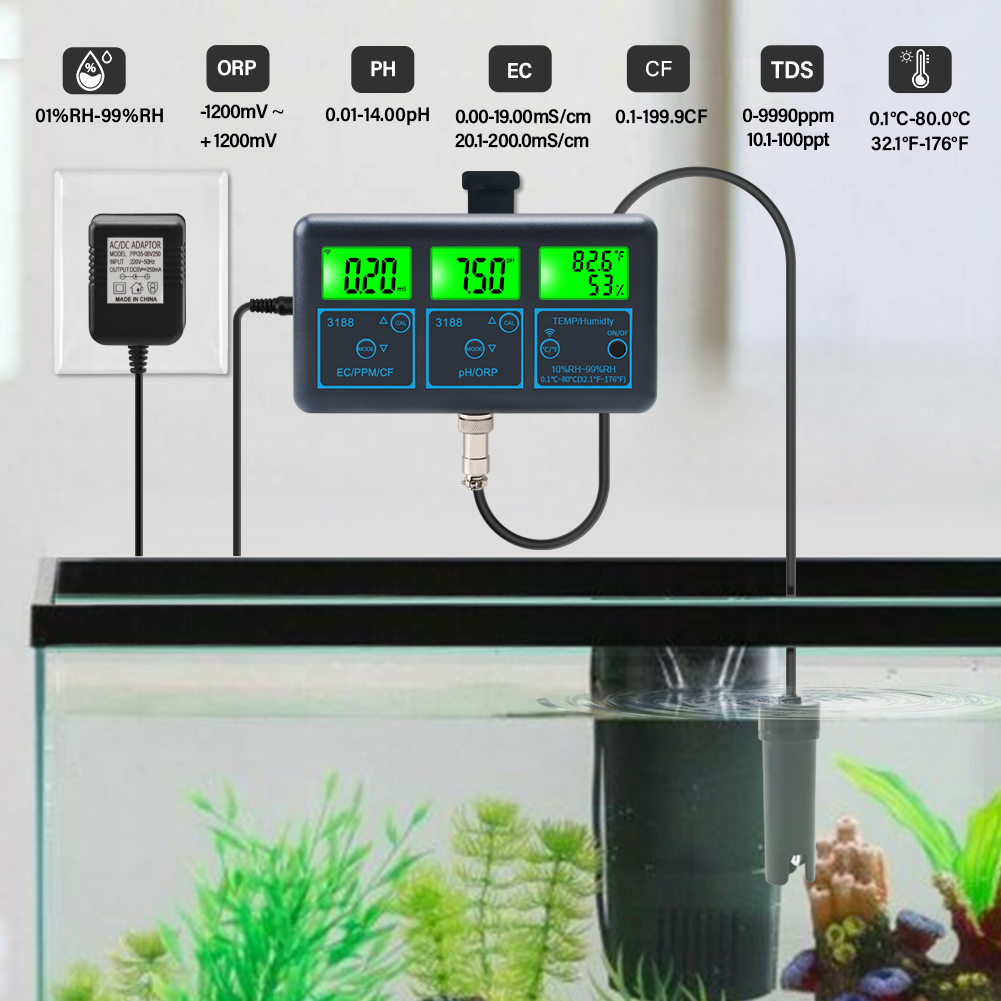 Тестер воды TDS(ppm) EC ORP с  – обзор и цена Ph Meter Digital Water Tester
