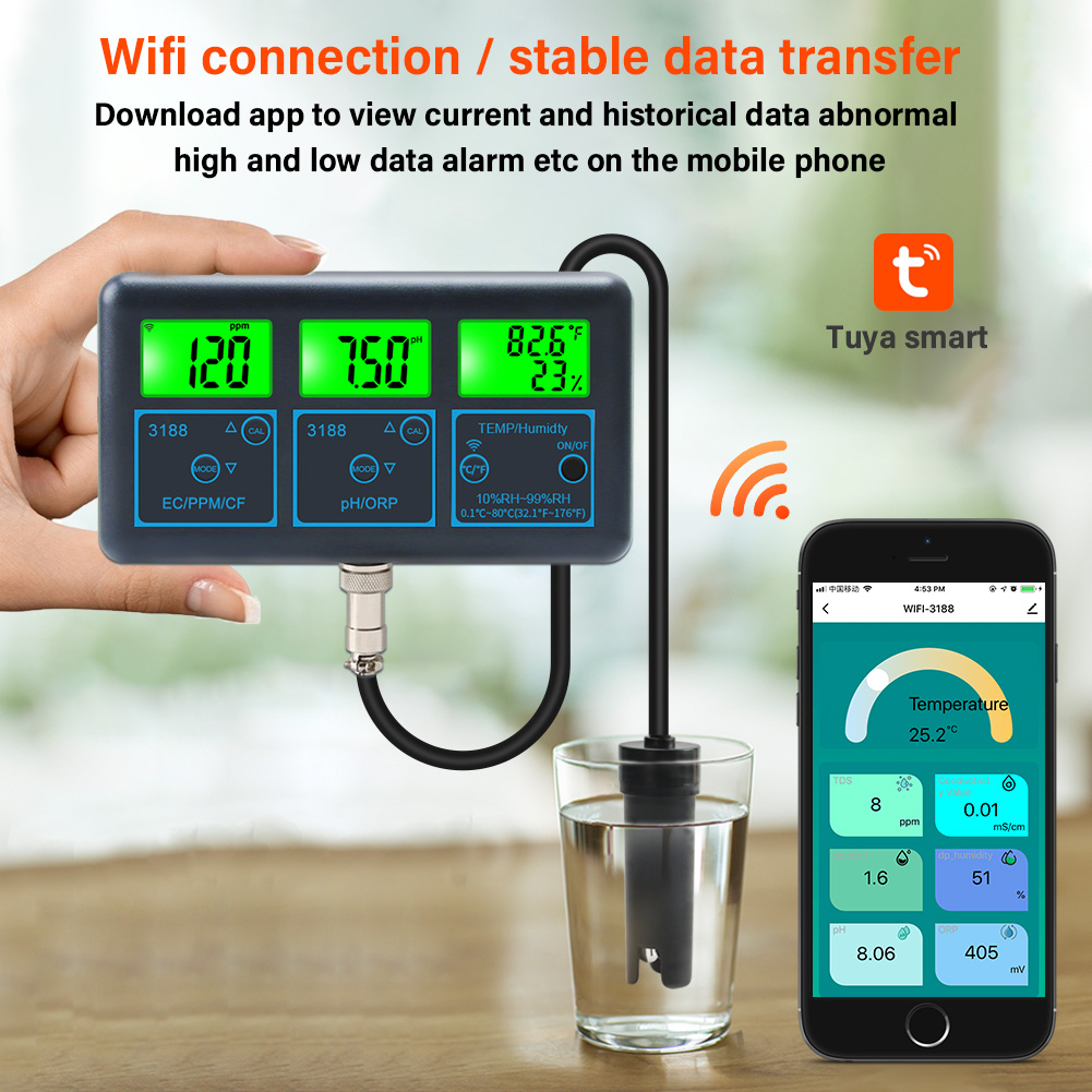 Тестер воды TDS(ppm) EC ORP с  – обзор и цена Ph Meter Digital Water Tester