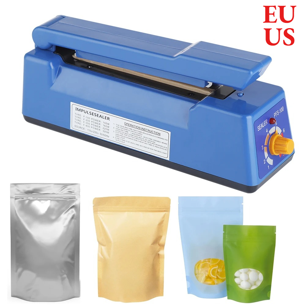 Электрический импульсный запай – обзор и цена Plastic Bag Impulse Heat Sealer