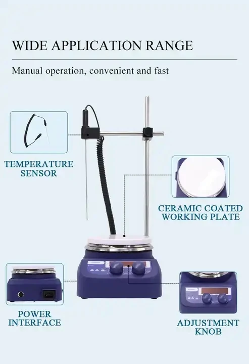 Промышленная магнитная мешалка – обзор и цена Lab Magnetic Stirrer Hot Plate