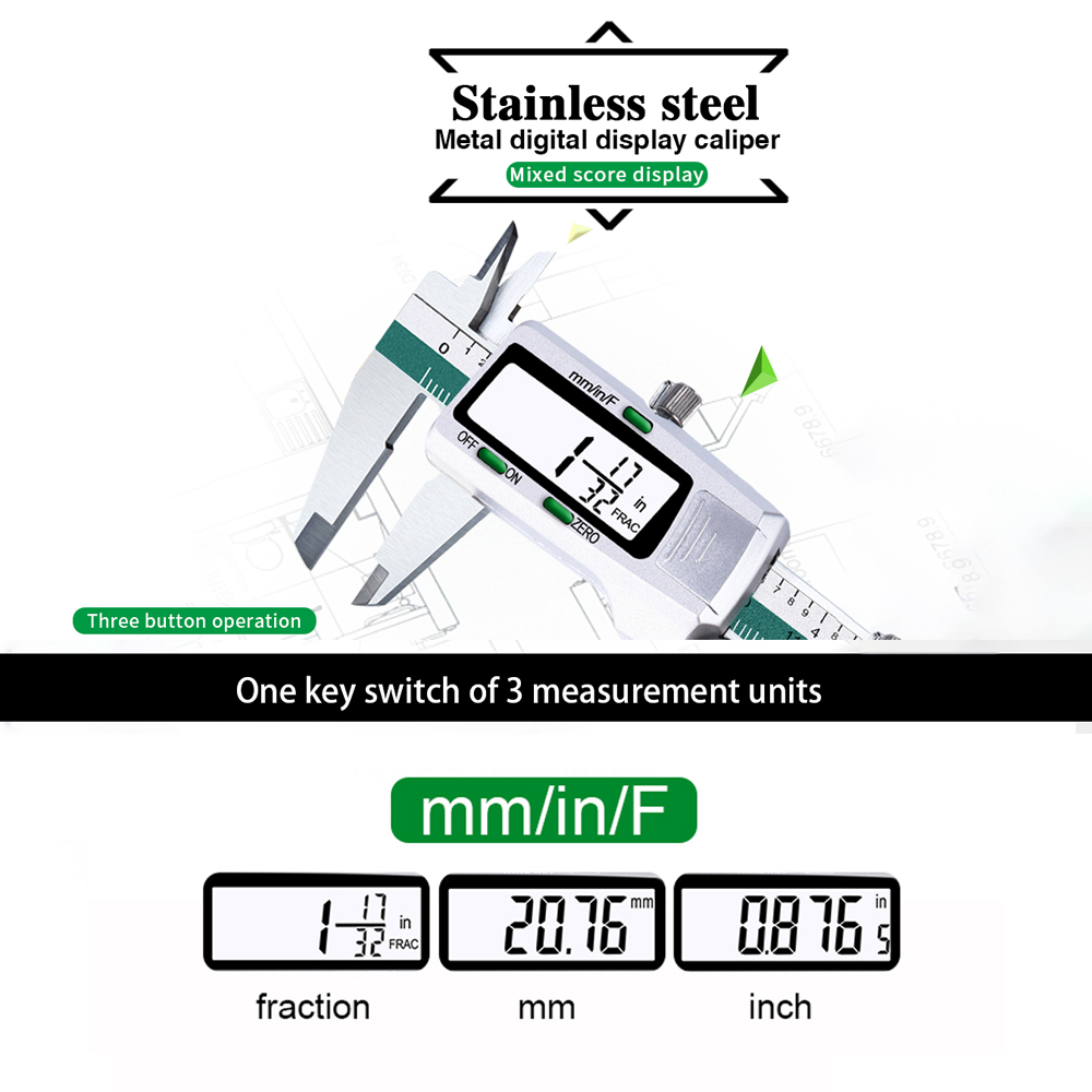 Высокоточный электронный ЖК-ци – обзор и цена Digital Caliper 150Mm Stainless Steel