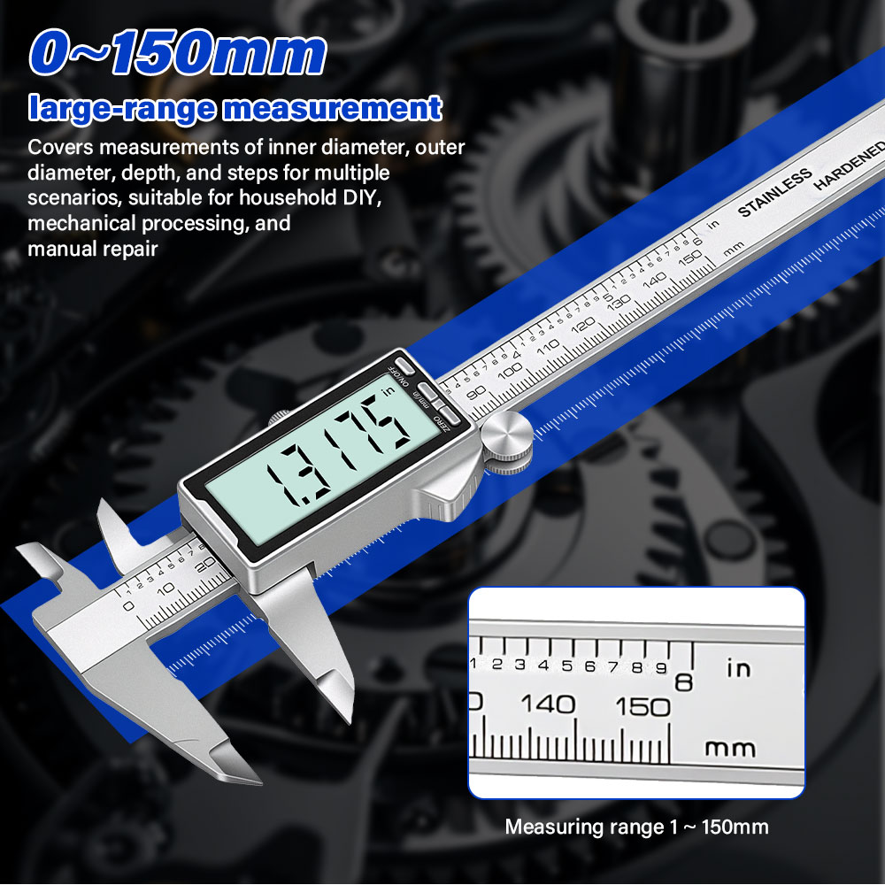 Новый цифровой штангенциркуль  – обзор и цена Digital Caliper 150Mm Stainless Steel
