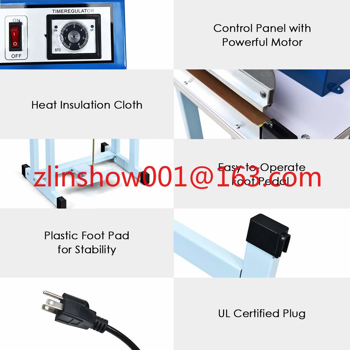 Полуавтоматический 500-мм наст – обзор и цена Plastic Bag Impulse Heat Sealer