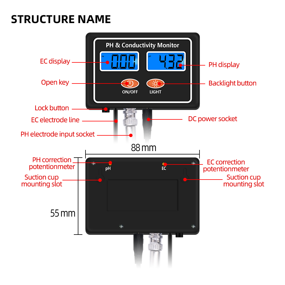Цифровой измеритель качества в – обзор и цена Ph Meter Digital Water Tester