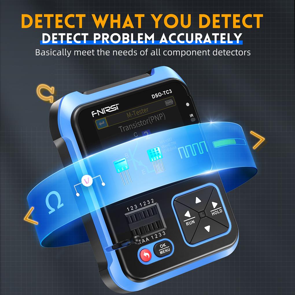 Портативный цифровой мини-Осци – обзор и цена Fnirsi Digital Oscilloscope Handheld